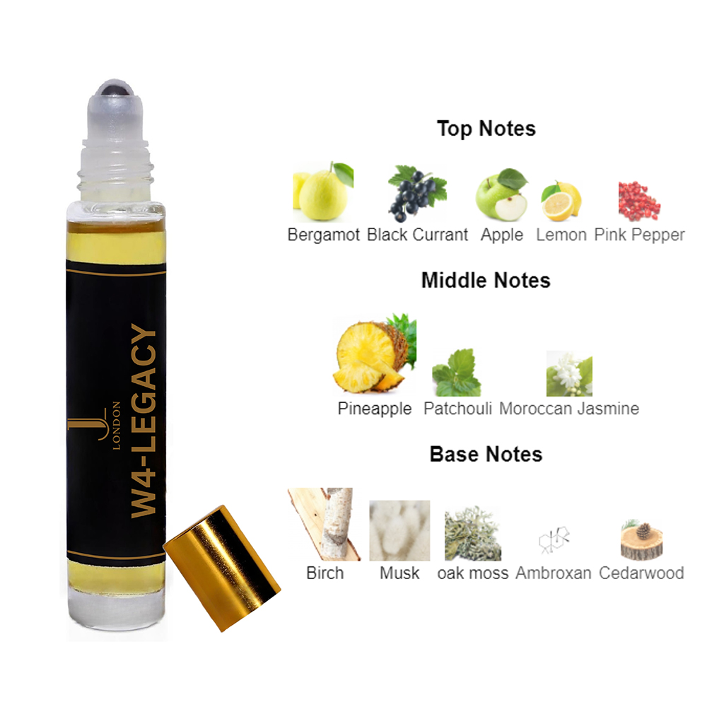 ATTAR OIL: Unisex Perfume Oil | Non-Alcoholic & Vegan Ittar Roll-On Perfume, 10ml - Inspired by Creed Aventus (W4-LEGACY) 4 ATTAR OIL: Unisex Perfume Oil | Non-Alcoholic & Vegan Ittar Roll-On Perfume, 10ml - Inspired by Creed Aventus (W4-LEGACY)