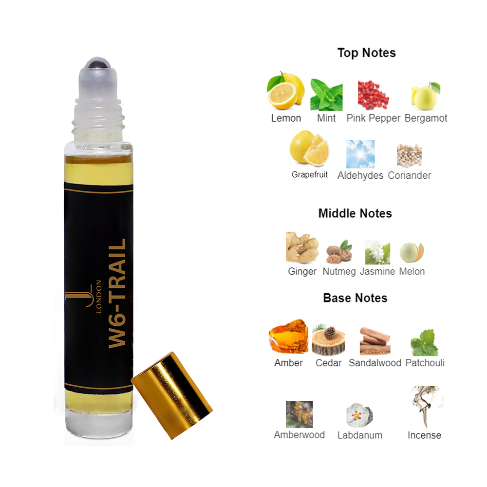 ATTAR OIL: Unisex Perfume Oil | Non-Alcoholic & Vegan Ittar Roll-On Perfume, 10ml - Inspired by Blue de Chanel (W6-TRAIL) 3 ATTAR OIL: Unisex Perfume Oil | Non-Alcoholic & Vegan Ittar Roll-On Perfume, 10ml - Inspired by Blue de Chanel (W6-TRAIL)