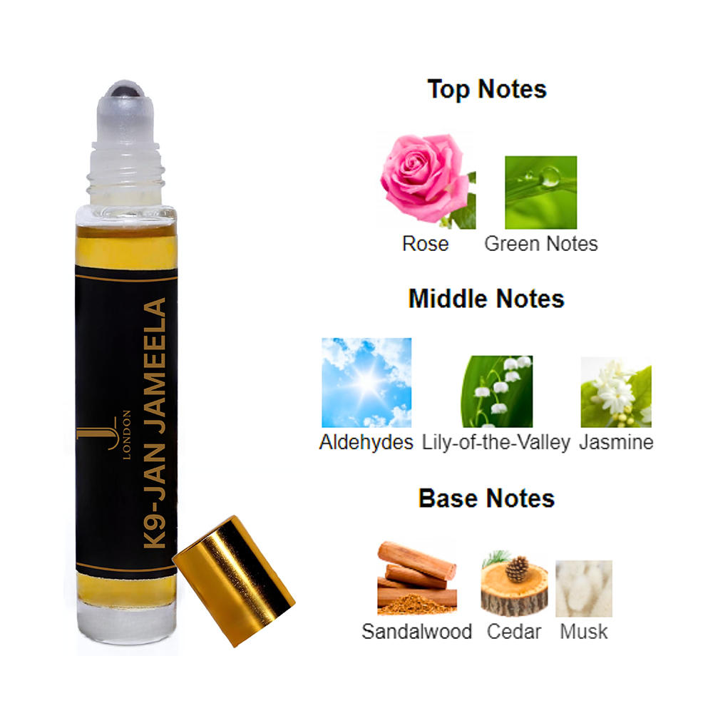 ATTAR OIL: Unisex Perfume Oil | Non-Alcoholic & Vegan Ittar Roll-On Perfume, 10ml - (K9-JAN JAMEELA) 2 ATTAR OIL: Unisex Perfume Oil | Non-Alcoholic & Vegan Ittar Roll-On Perfume, 10ml - (K9-JAN JAMEELA)