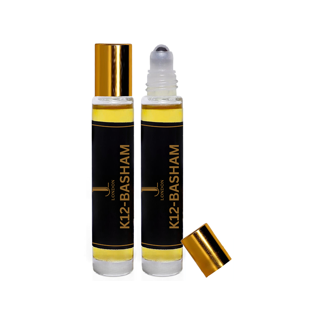 ATTAR OIL: Unisex Perfume Oil | Non-Alcoholic & Vegan Ittar Roll-On Perfume, 10ml - (K12-BASHAM) 1 ATTAR OIL: Unisex Perfume Oil | Non-Alcoholic & Vegan Ittar Roll-On Perfume, 10ml - (K12-BASHAM)