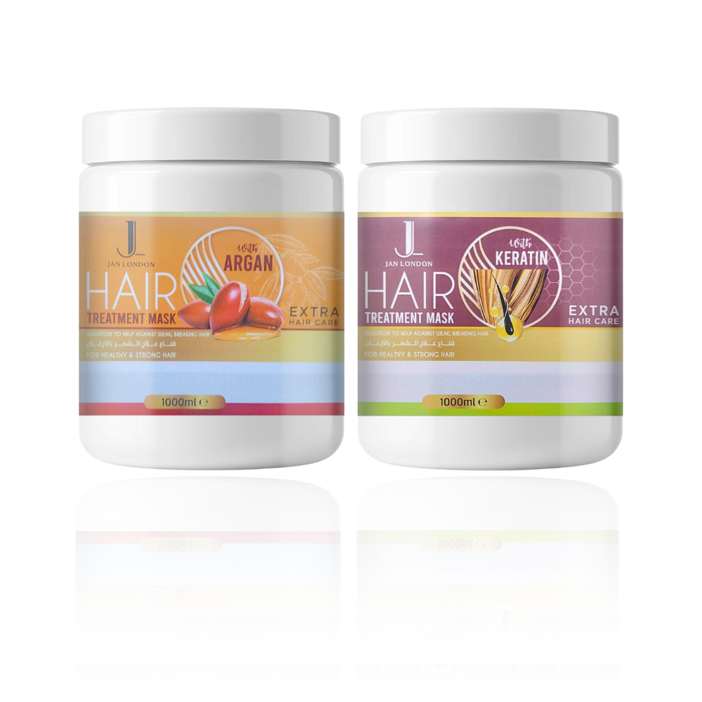 Jan London Hair Treatment Mask – Keratin & Argan Extra Hair Care 1000ml 1 Jan London Hair Treatment Mask – Keratin & Argan Extra Hair Care 1000ml